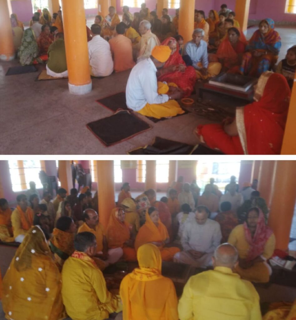 झारखंड रांची। चैत्र नवरात्र महापर्व महोत्सव के पावन अवसर पर। गायत्री महामंत्र का जाप अनुष्ठान मे साधको ने गायत्री युग तीर्थ शक्ति पीठ सेक्टर 2 राची परिसर मे नवरात्र साधना शुरू। 2 IMG 20250330 WA0063